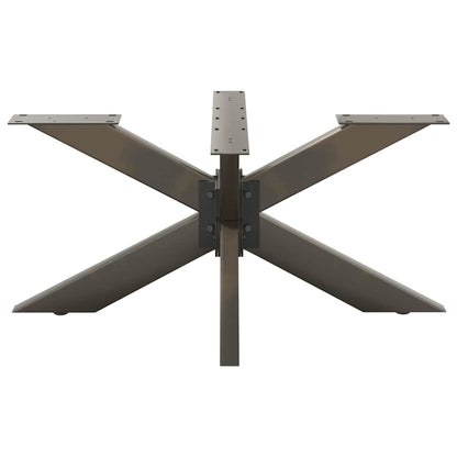 vidaXL Couchtischbein in Spinnenform Naturstahl 98x58x(42-43) cm Stahl