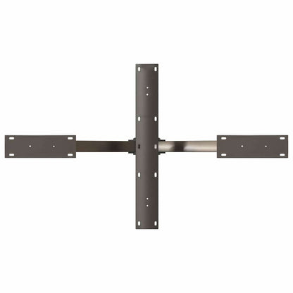 vidaXL Couchtischbein in Spinnenform Naturstahl 98x58x(42-43) cm Stahl
