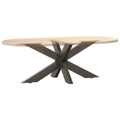 vidaXL Couchtischbein in Spinnenform Naturstahl 98x58x(42-43) cm Stahl