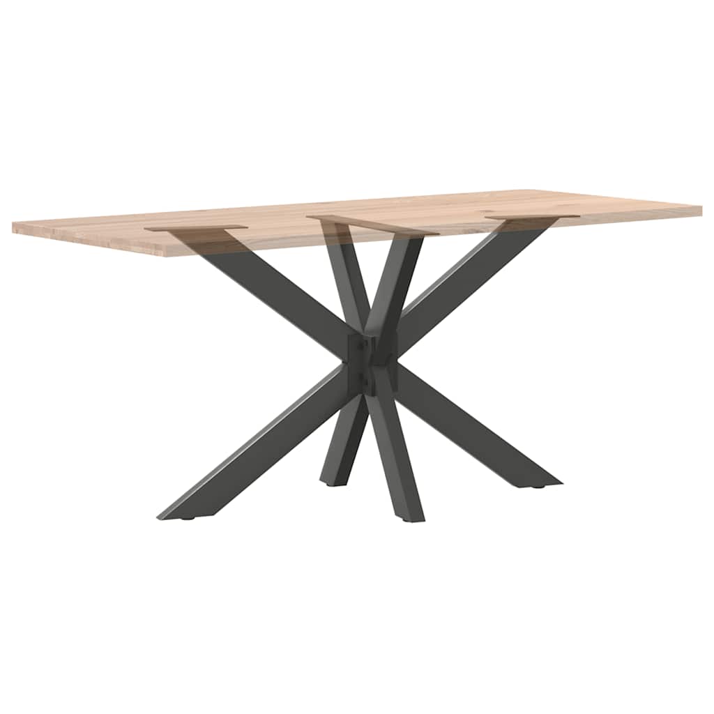vidaXL Esstischbein in Spinnenform Anthrazit 120x68x(72-73) cm Stahl