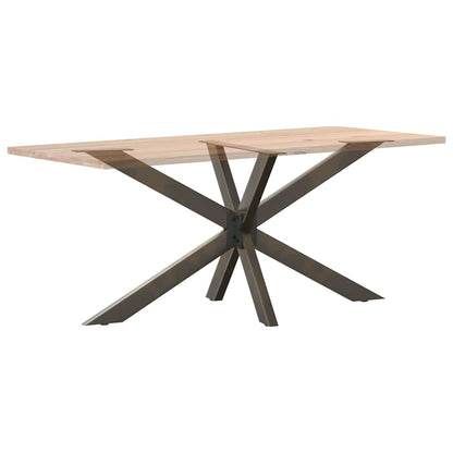 vidaXL Esstischbein in Spinnenform Naturstahl 150x78x(72-73) cm Stahl