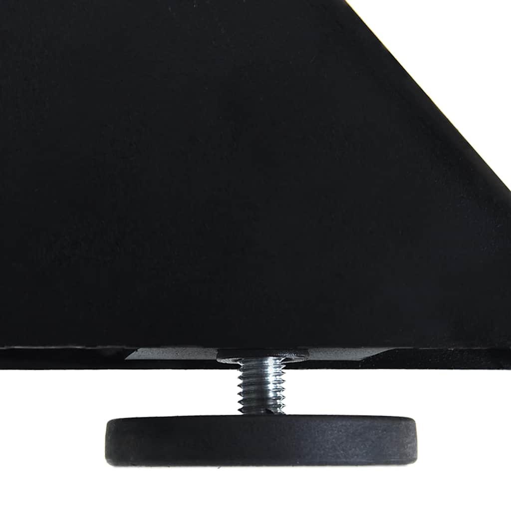 vidaXL Esstischbein in Spinnenform Schwarz 85x85x(72-73) cm Stahl