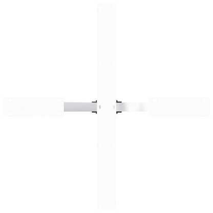 vidaXL Esstischbein in Spinnenform Weiß 85x85x(72-73) cm Stahl