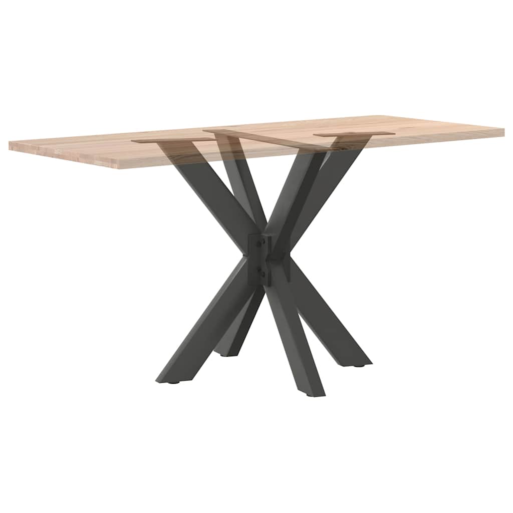 vidaXL Esstischbein in Spinnenform Anthrazit 85x85x(72-73) cm Stahl