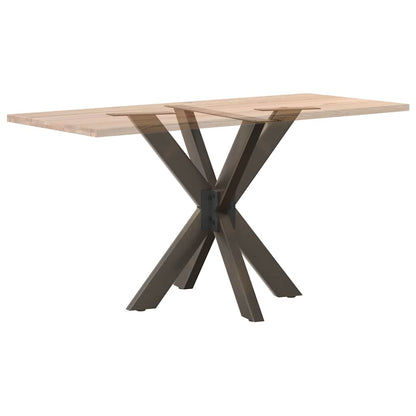 vidaXL Esstischbein in Spinnenform Naturstahl 85x85x(72-73) cm Stahl