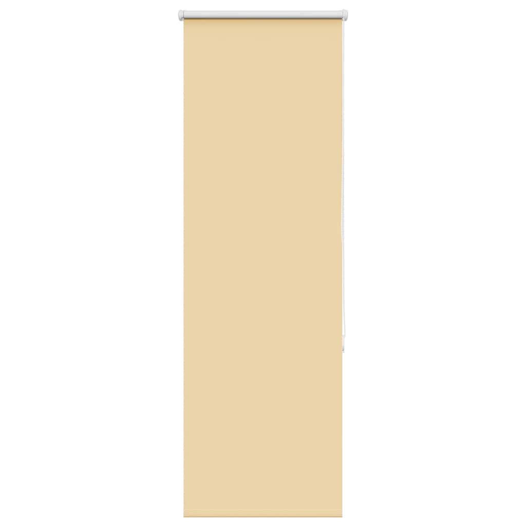 vidaXL Verdunkelungsrollo Beige 45x130cm Stoffbreite 40,7 cm Polyester