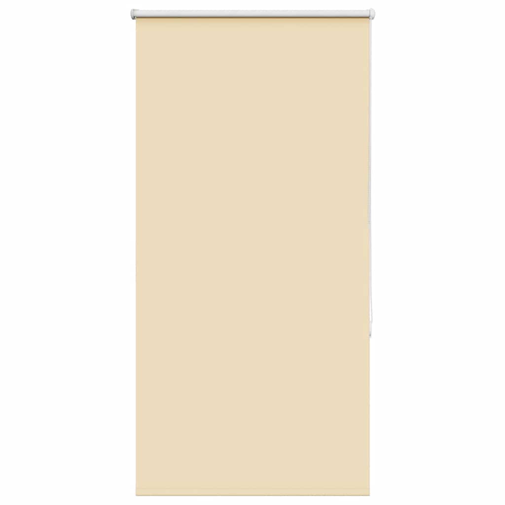 vidaXL Verdunkelungsrollo Beige 80x130cm Stoffbreite 75,7 cm Polyester
