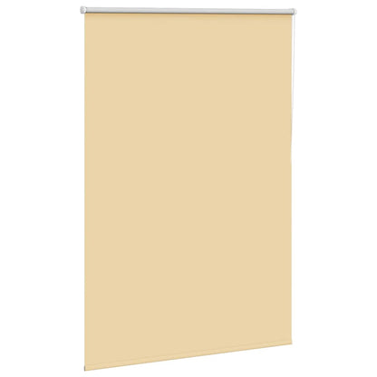vidaXL Verdunkelungsrollo Beige 110x130 cm Stoffbreite 105,7 cm