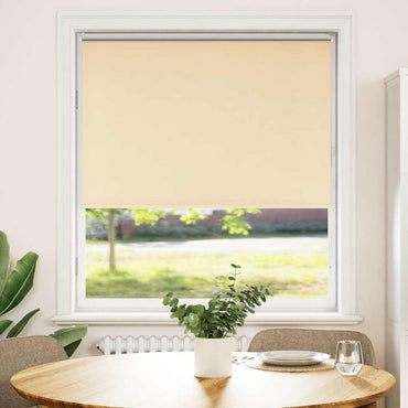 vidaXL Verdunkelungsrollo Beige 115x130 cm Stoffbreite 110,7 cm