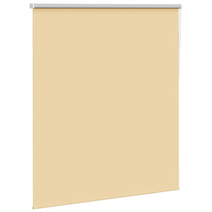 vidaXL Verdunkelungsrollo Beige 125x130 cm Stoffbreite 121,6 cm