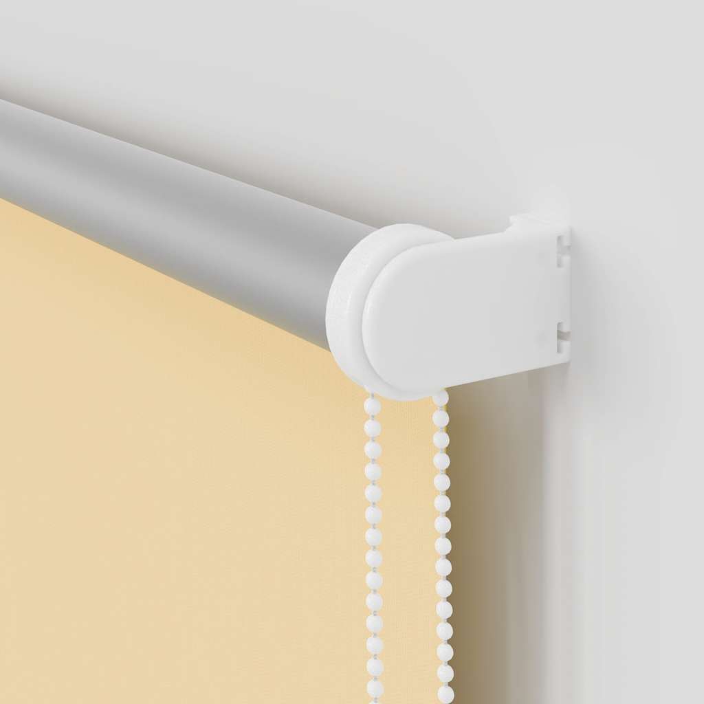 vidaXL Verdunkelungsrollo Beige 145x130 cm Stoffbreite 141,6 cm