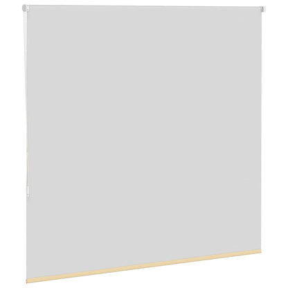 vidaXL Verdunkelungsrollo Beige 145x130 cm Stoffbreite 141,6 cm