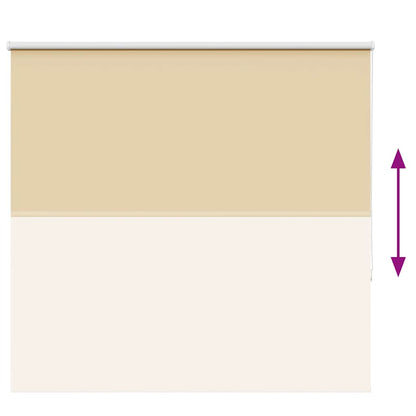 vidaXL Verdunkelungsrollo Beige 160x130 cm Stoffbreite 156,6 cm