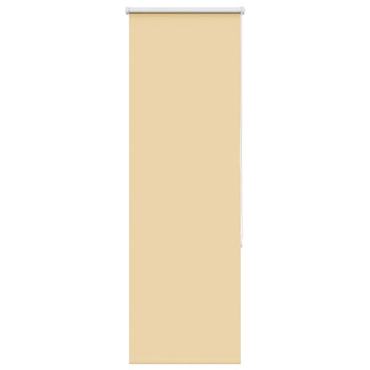 vidaXL Verdunkelungsrollo Beige 40x150cm Stoffbreite 35,7 cm Polyester