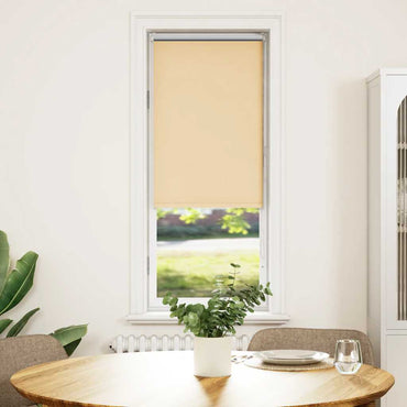 vidaXL Verdunkelungsrollo Beige 40x150cm Stoffbreite 35,7 cm Polyester