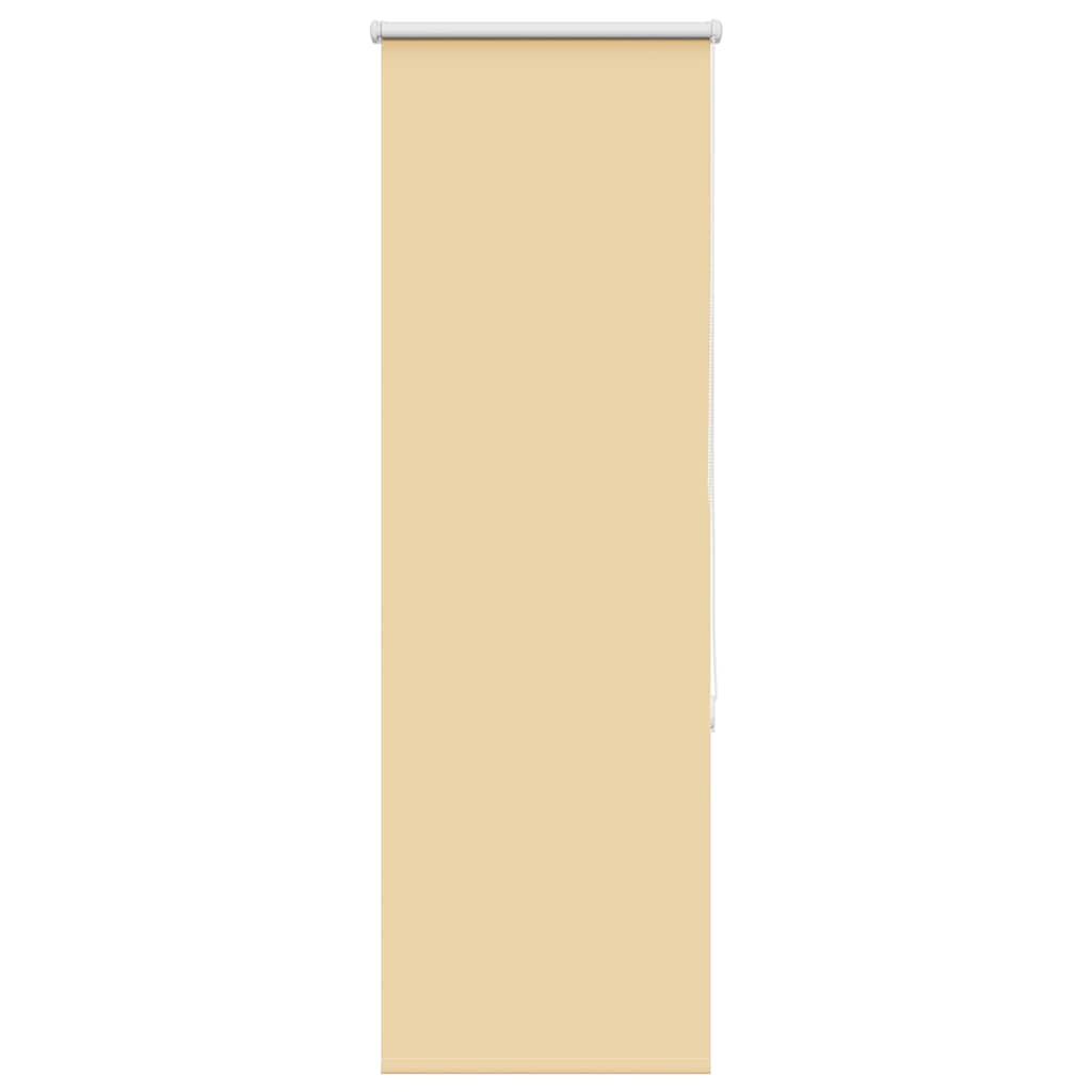 vidaXL Verdunkelungsrollo Beige 45x150cm Stoffbreite 40,7 cm Polyester
