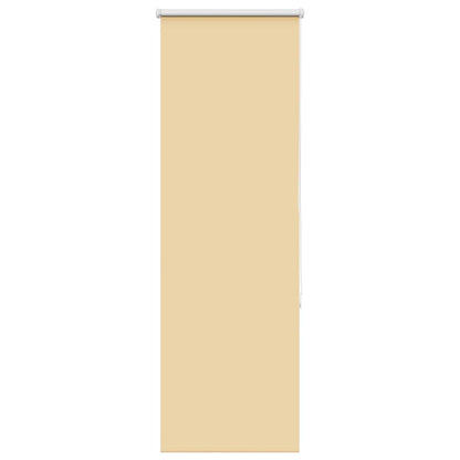vidaXL Verdunkelungsrollo Beige 45x150cm Stoffbreite 40,7 cm Polyester