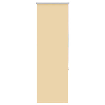 vidaXL Verdunkelungsrollo Beige 50x150cm Stoffbreite 45,7 cm Polyester