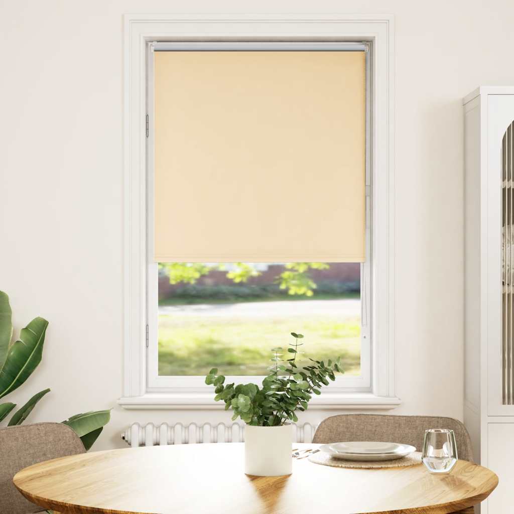 vidaXL Store occultant beige 85x150 cm Largeur du tissu 80,7 cm Polyester