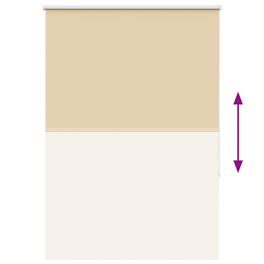 vidaXL Store occultant beige 105 x 150 cm Largeur du tissu 100,7 cm