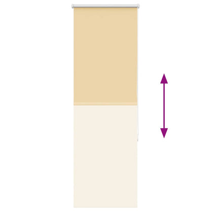 vidaXL Store occultant beige 45x175cm Largeur du tissu 40,7 cm Polyester