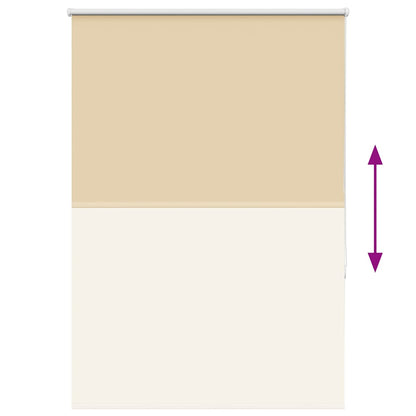 vidaXL Verdunkelungsrollo Beige 115x175 cm Stoffbreite 110,7 cm
