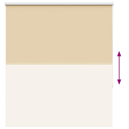 vidaXL Verdunkelungsrollo Beige 130x175 cm Stoffbreite 126,6 cm