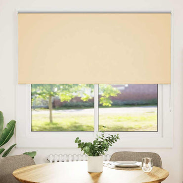 vidaXL Verdunkelungsrollo Beige 155x175 cm Stoffbreite 151,6 cm