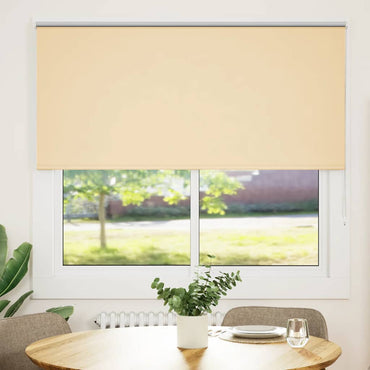 vidaXL Verdunkelungsrollo Beige 165x175 cm Stoffbreite 161,6 cm