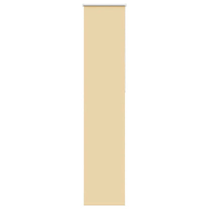 vidaXL Verdunkelungsrollo Beige 40x210cm Stoffbreite 35,7 cm Polyester