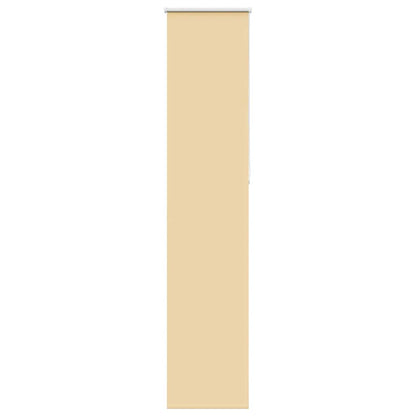 vidaXL Verdunkelungsrollo Beige 50x210cm Stoffbreite 45,7 cm Polyester