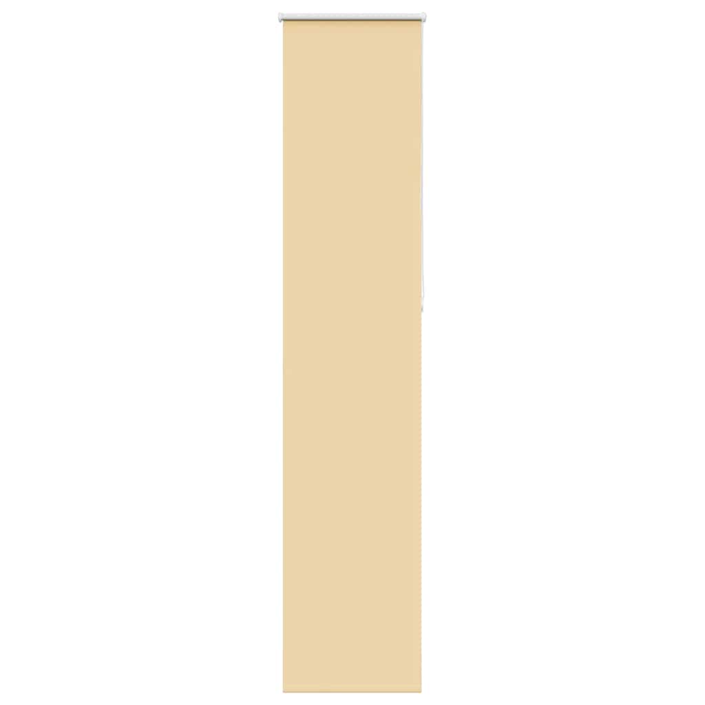 vidaXL Verdunkelungsrollo Beige 60x210cm Stoffbreite 55,7 cm Polyester