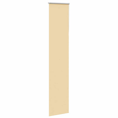 vidaXL Verdunkelungsrollo Beige 60x210cm Stoffbreite 55,7 cm Polyester