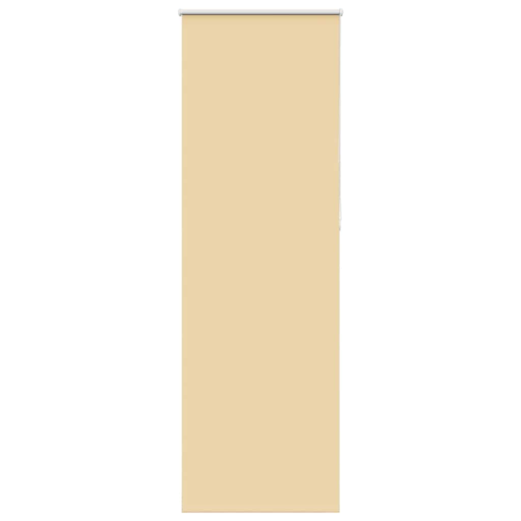 vidaXL Verdunkelungsrollo Beige 70x210cm Stoffbreite 65,7 cm Polyester
