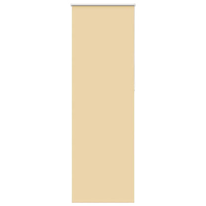 vidaXL Verdunkelungsrollo Beige 70x210cm Stoffbreite 65,7 cm Polyester