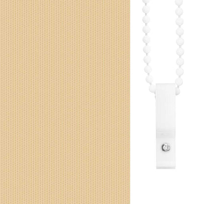 vidaXL Verdunkelungsrollo Beige 70x210cm Stoffbreite 65,7 cm Polyester