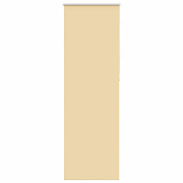 vidaXL Verdunkelungsrollo Beige 80x210cm Stoffbreite 75,7 cm Polyester