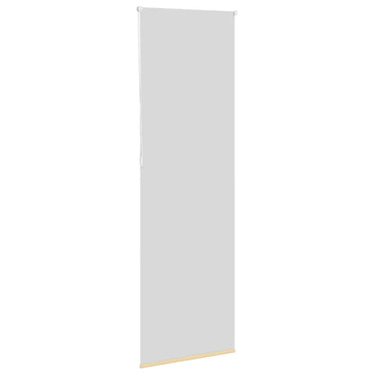 vidaXL Verdunkelungsrollo Beige 80x210cm Stoffbreite 75,7 cm Polyester