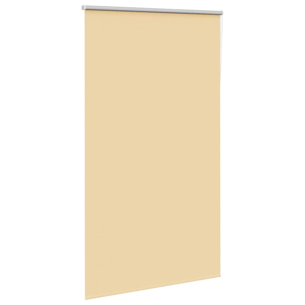 vidaXL Verdunkelungsrollo Beige 130x210 cm Stoffbreite 126,6 cm