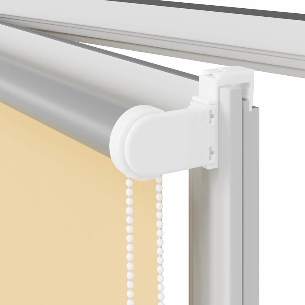 vidaXL Verdunkelungsrollo Beige 130x210 cm Stoffbreite 126,6 cm
