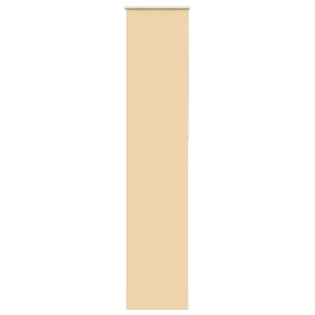 vidaXL Verdunkelungsrollo Beige 40x230cm Stoffbreite 35,7 cm Polyester