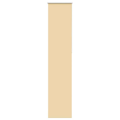 vidaXL Verdunkelungsrollo Beige 40x230cm Stoffbreite 35,7 cm Polyester