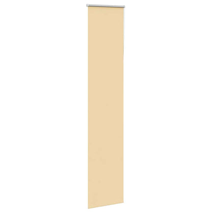 vidaXL Verdunkelungsrollo Beige 40x230cm Stoffbreite 35,7 cm Polyester