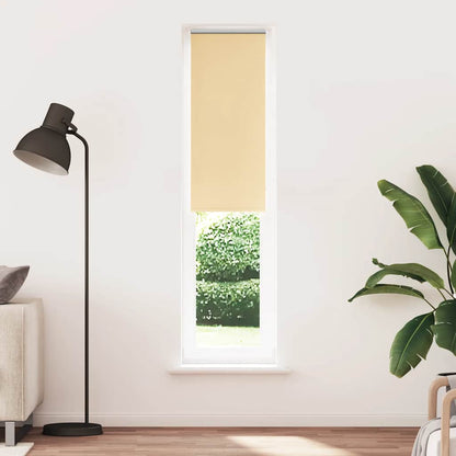 vidaXL Verdunkelungsrollo Beige 40x230cm Stoffbreite 35,7 cm Polyester