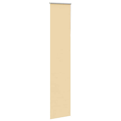 vidaXL Store occultant beige 55x230cm Largeur du tissu 50,7 cm Polyester