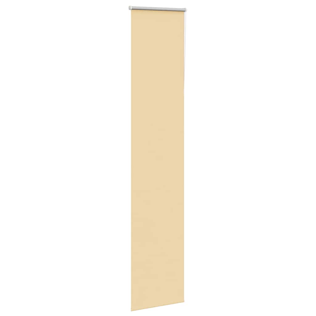 vidaXL Verdunkelungsrollo Beige 60x230cm Stoffbreite 55,7 cm Polyester