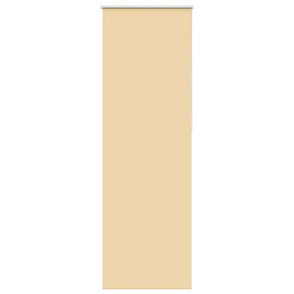 vidaXL Verdunkelungsrollo Beige 75x230cm Stoffbreite 70,7 cm Polyester