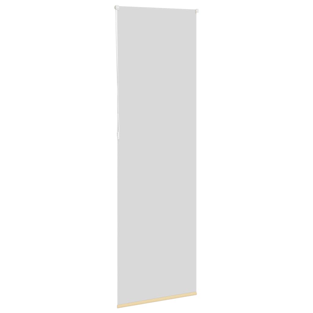 vidaXL Verdunkelungsrollo Beige 75x230cm Stoffbreite 70,7 cm Polyester
