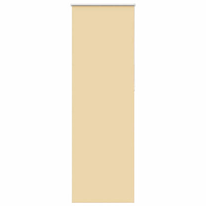 vidaXL Verdunkelungsrollo Beige 80x230cm Stoffbreite 75,7 cm Polyester