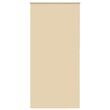 vidaXL Verdunkelungsrollo Beige 90x230cm Stoffbreite 85,7 cm Polyester